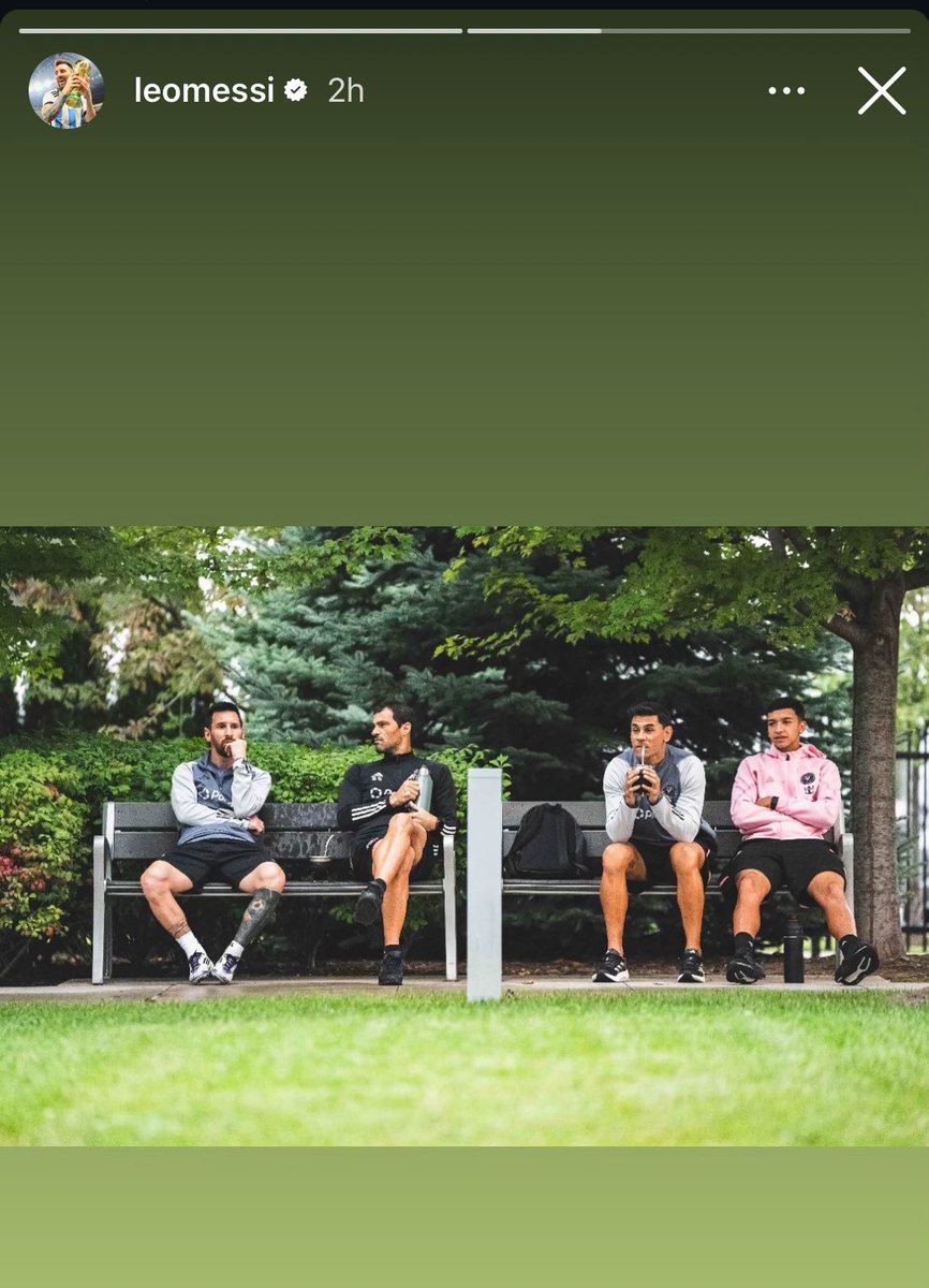 Lionel Messi sitting on a random bench at the University of Toronto was not on my 2024 bingo card.

MLS Supporters’ Shield clinched and calm going into tomorrow’s Matchday 37 clash with Toronto FC.