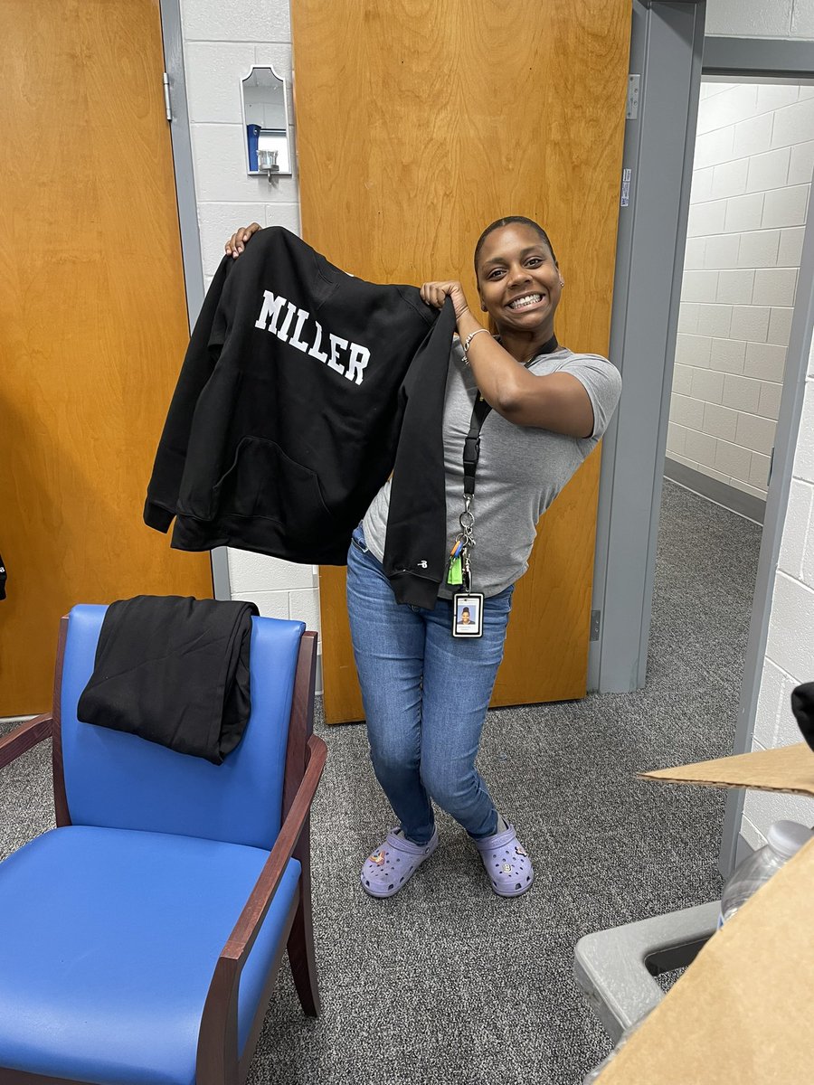 Coaches Appreciation Week concluded with Coach Raymond gifting her coaches a sweatshirt and pants. <a href="/BibbAthletics/">Bibb Athletics</a> <a href="/BibbSchools/">Bibb County Schools</a> <a href="/coachgrooms/">Grooms Director of Athletics, CMAA</a>
