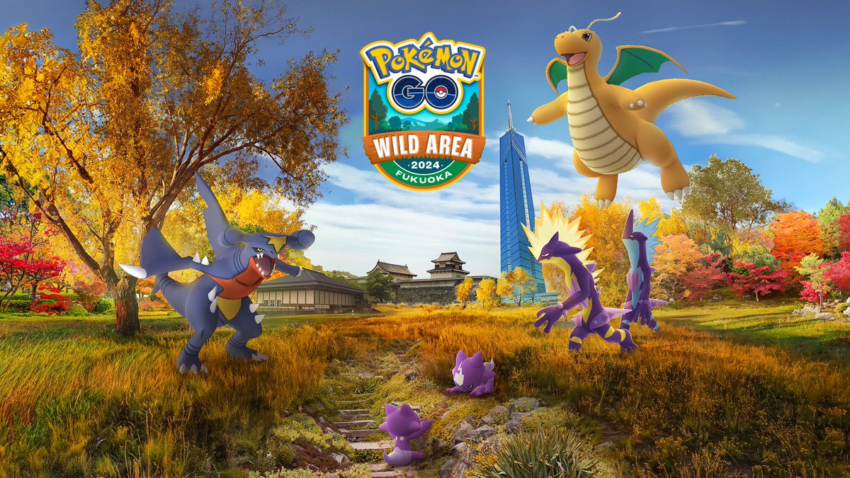 PokemonGoAppLA's tweet photo. Sean de los primeros en explorar el Pokémon #GOWildArea los días 16 y 17 de noviembre en Fukuoka, Japón.

¡Precios especiales anticipados ya disponibles y hasta el 14 de octubre de 2024 o hasta agotar existencias!

Más información: https://t.co/lpgVl8StN1 https://t.co/RL773knsrj