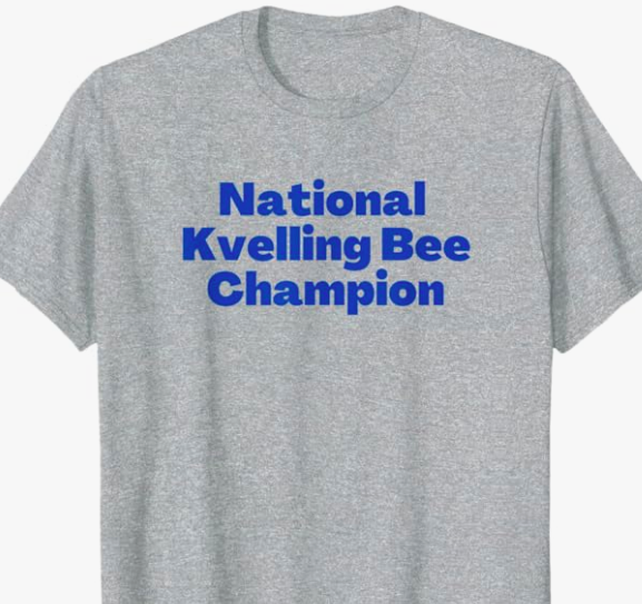 JewishDesigns's tweet photo. National Kvelling Bee Champion!
Kvell is a Yiddish word that means bursting with pride
Available in pink too
T shirt only $14.98, buy here: https://t.co/uP2mNHITQD
#BuyIntoArt #Jewish #JewishGifts #JewishHumor #JewishDesign #Bubbie #Bubbe #Yiddish #YiddishGifts #AmYisraelChai https://t.co/49AjjMnOHW