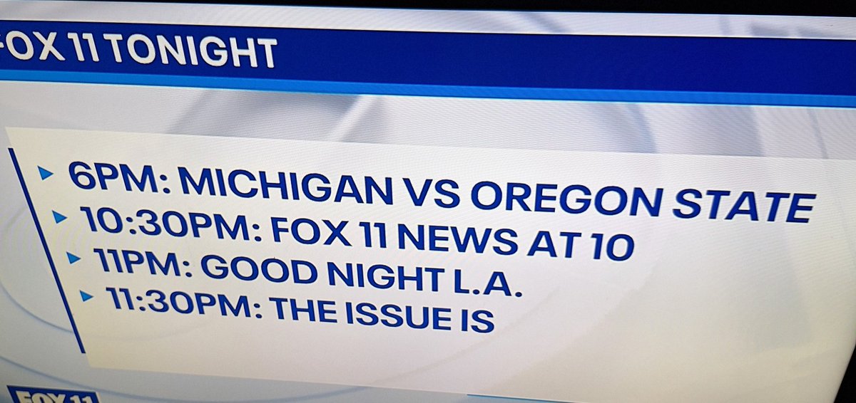 BuddyPoppy2's tweet image. Oooop!! @FOXLA
MSU at Oregon not UofM at Oregon Srate...#FoxFail