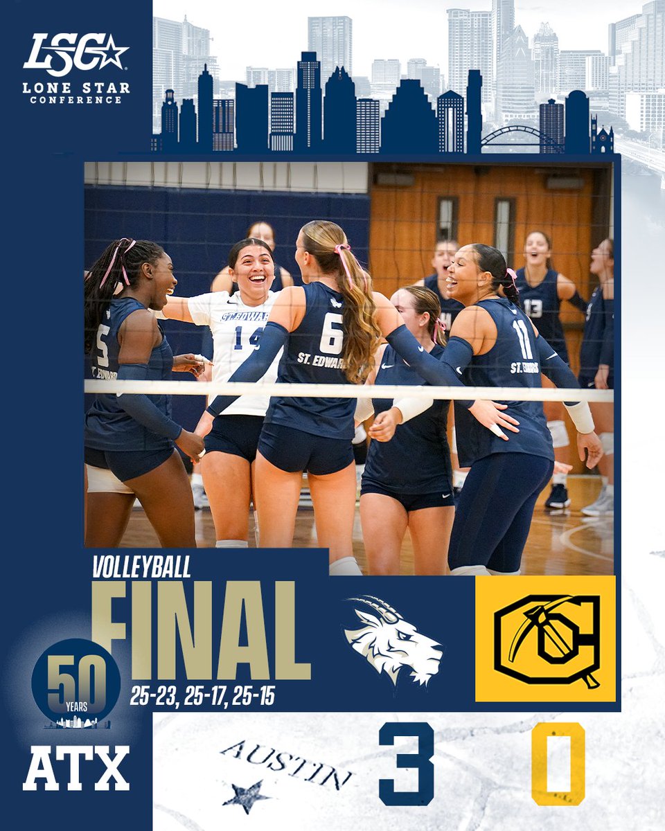 🏐 | FINAL: <a href="/SEUVball/">St. Edward's Volleyball</a> wins! #FearTheGoat

📊 tinyurl.com/3vctrwps