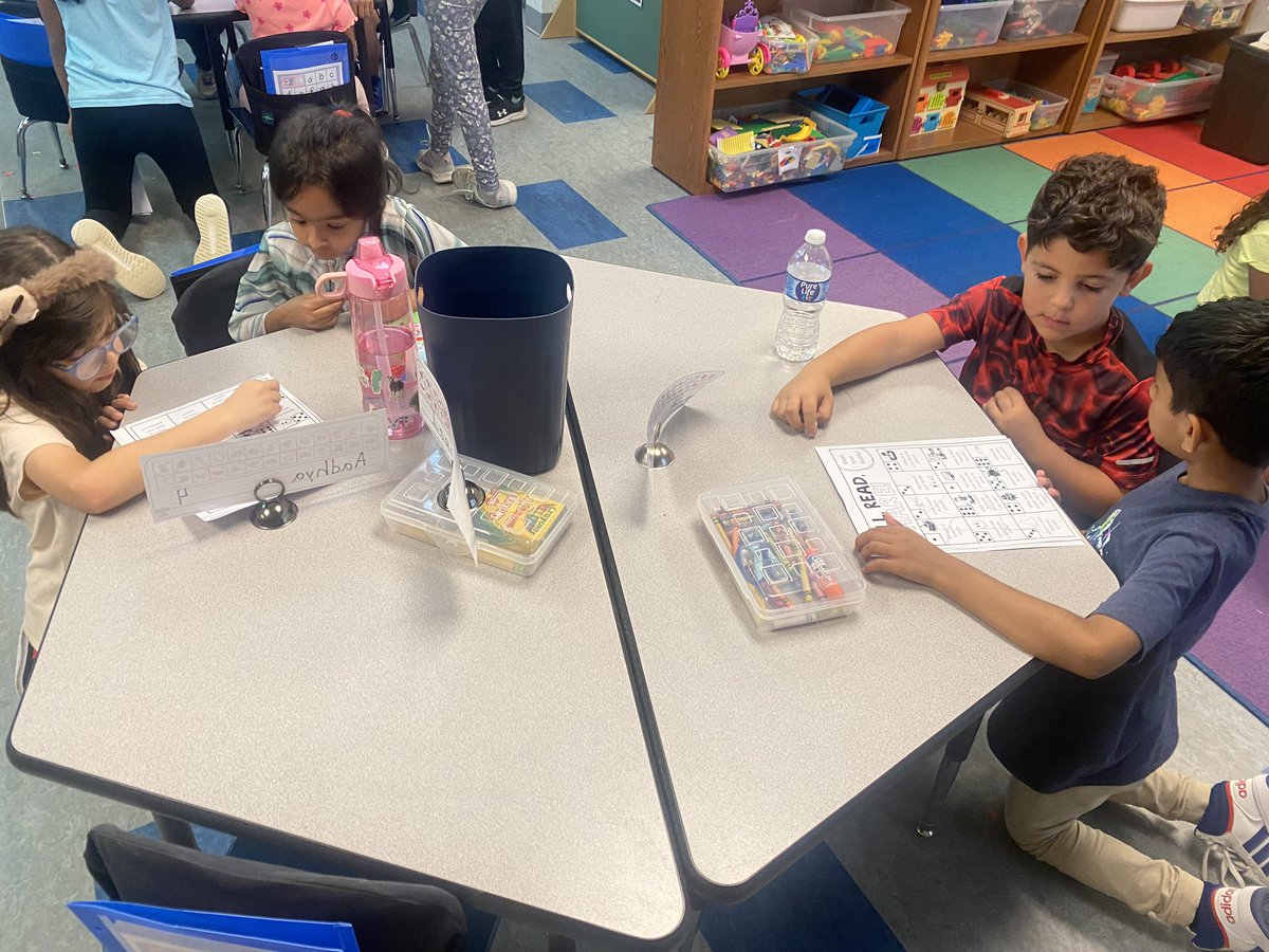 Meeting our 3rd grade buddies!