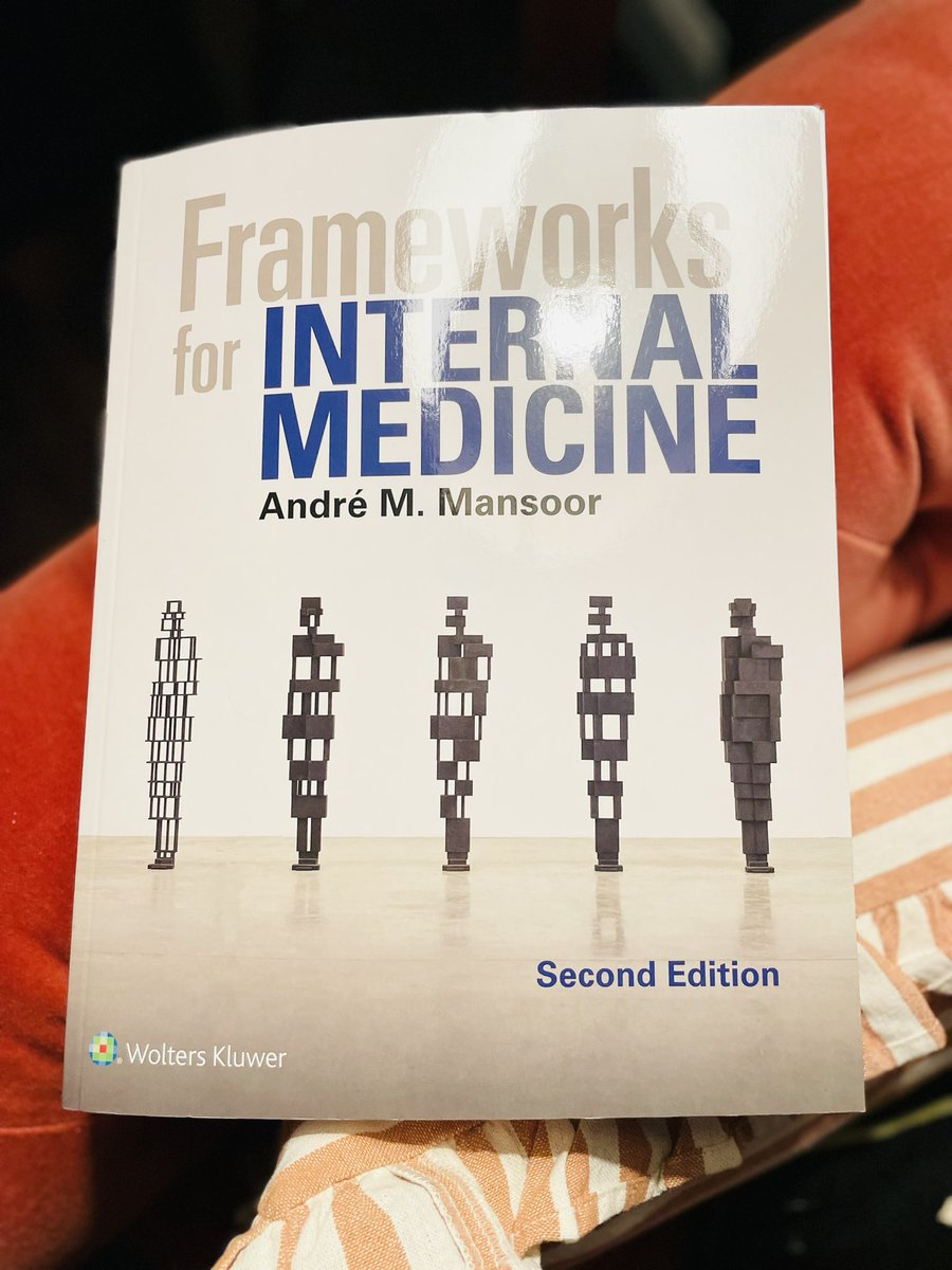Avraham Z. Cooper, MD 🩺 (@avrahamcoopermd) on Twitter photo The depth of knowledge and insight in the new edition of Frameworks for Internal Medicine by <a href="/AndreMansoor/">André Martin Mansoor</a> is extraordinary.
IMHO this is essential reading for anyone seeking IM mastery
shop.lww.com/Frameworks-for…
#LivingLegend The depth of knowledge and insight in the new edition of Frameworks for Internal Medicine by <a href="/AndreMansoor/">André Martin Mansoor</a> is extraordinary.
IMHO this is essential reading for anyone seeking IM mastery
shop.lww.com/Frameworks-for…
#LivingLegend
