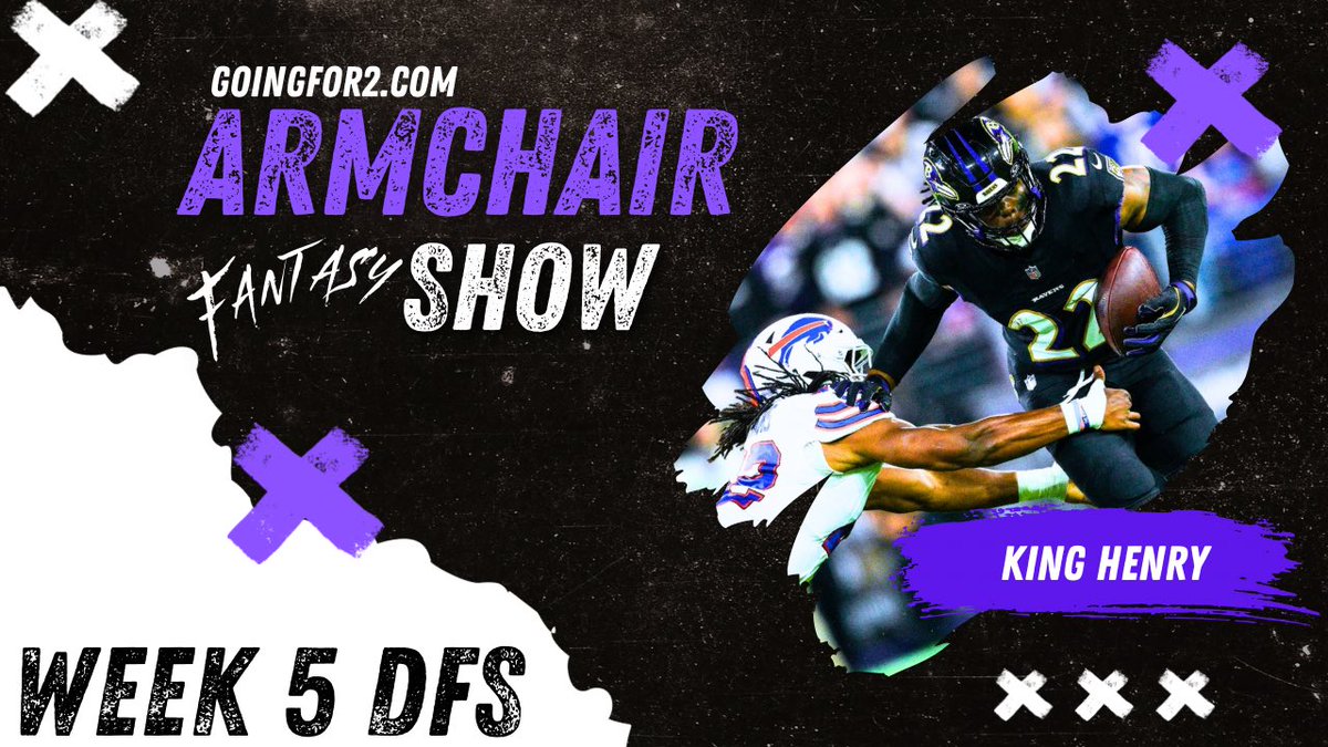 GeoffLambert77's tweet photo. Tonight (1030p ET) on the Armchair Fantasy Show, Dennis joins me, Tim and Gerson as we breakdown to Week 5 slate for your #DraftKings #DFS lineups. 

Join us 👉🏻 https://t.co/0sKxEwnq0S https://t.co/SYnCQSMEV2