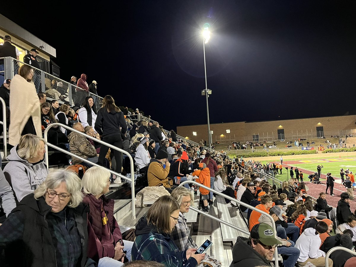 Full house at BigCat. Homecoming. Halftime 
MACA 10 East Grand 0
<a href="/MorrisActivitie/">Tiger Activities</a> #GoTigers