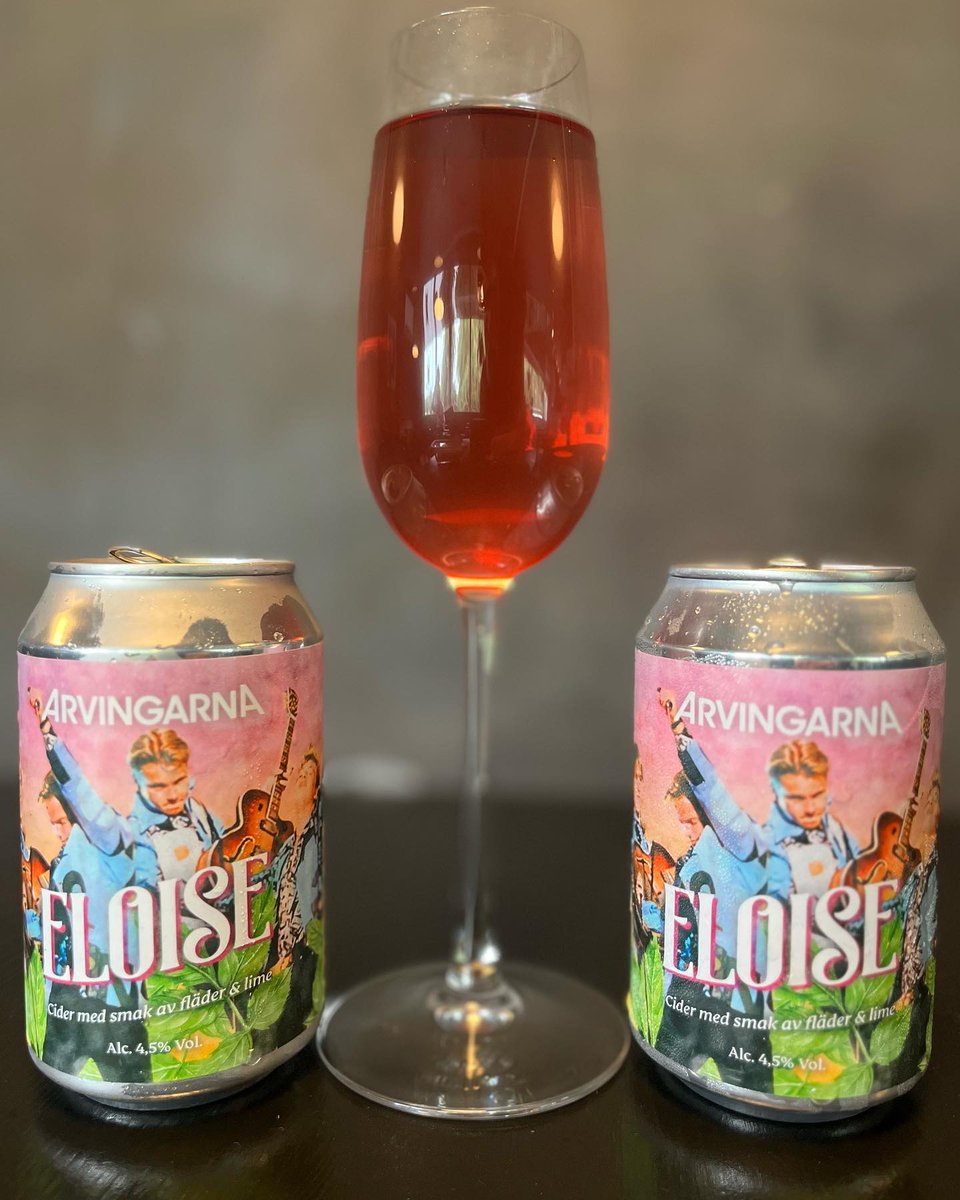 Have you tried the Heirs' cider?
 With the taste of elder &amp; lime😋 available at Systembolaget or order it from Systembolaget's order range.
 Perfect on Friday after work😃