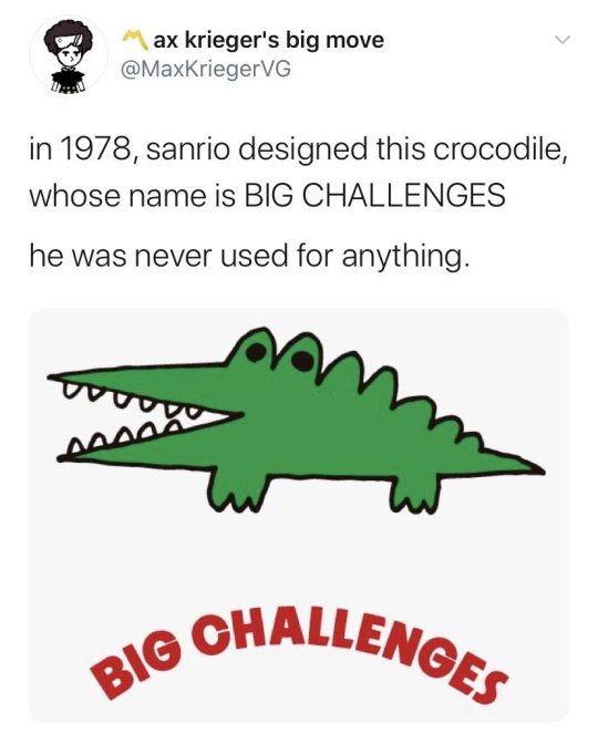 Wearing this and pretending it’s Big Challenges merch