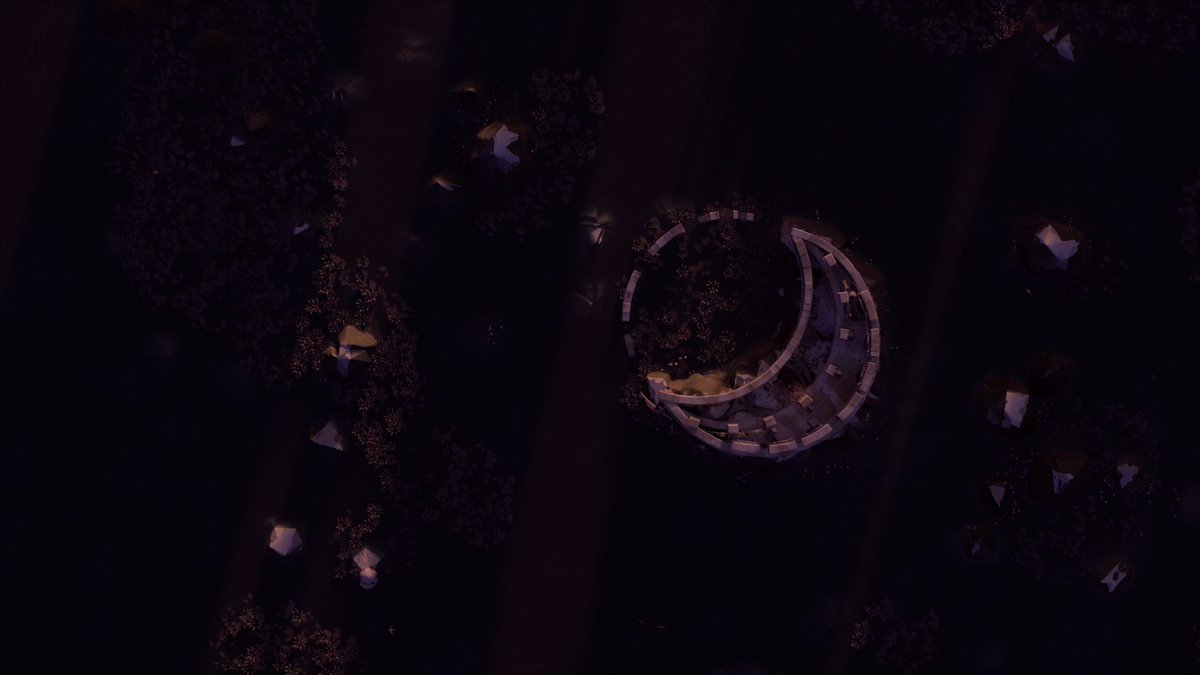 "Moon Temple" daily prompt. #TinyGlade #TinyDaily #TinyGladebuild