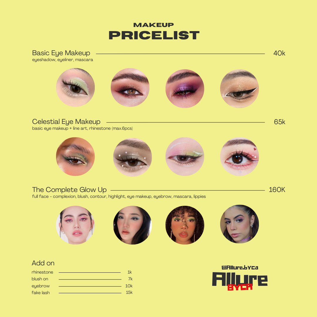 Allurebyca's tweet photo. 🎀OPEN MAKEUP, EYE MAKEUP, HAIRDO KONSER🎀

Halo semua! aku masih ada slot untuk makeup konser yaa💄🎶

🎤 WayV On The Way 
🗓️ Sabtu, 5 Oktober 2024
📍Istora Senayan, Jakarta
💸 Start from 40K

— for more detail please dm
tag wtb wts konser wayv on the way jakarta https://t.co/bLYZdxUJFd