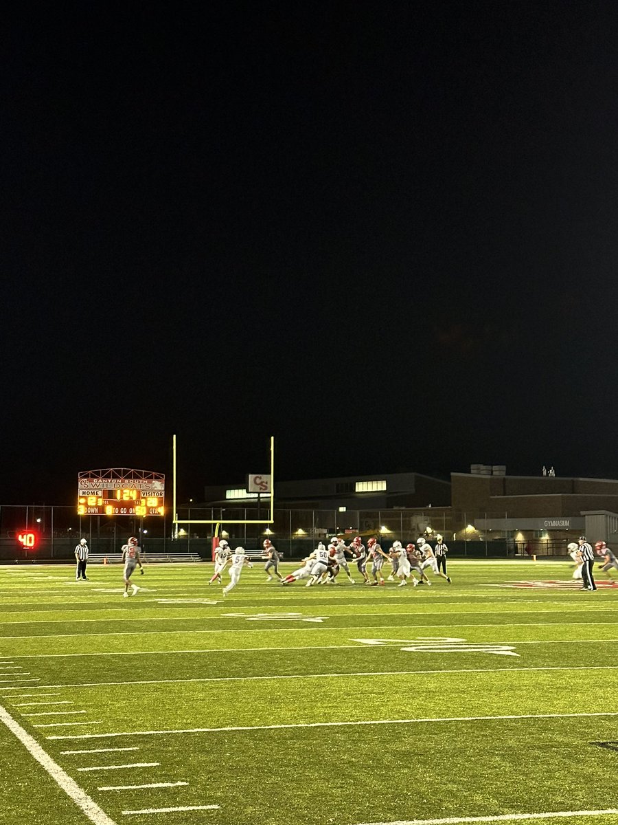 The Titans defeat Canton South 28-12 to move to 6-1 on the year. They return to action next week at Manchester. Great job and Go Titans!