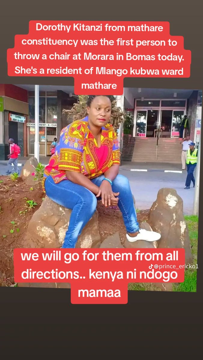 Josh001J's tweet image. Kumbe huyu mumama alirushia Morara kiti ashapatikana