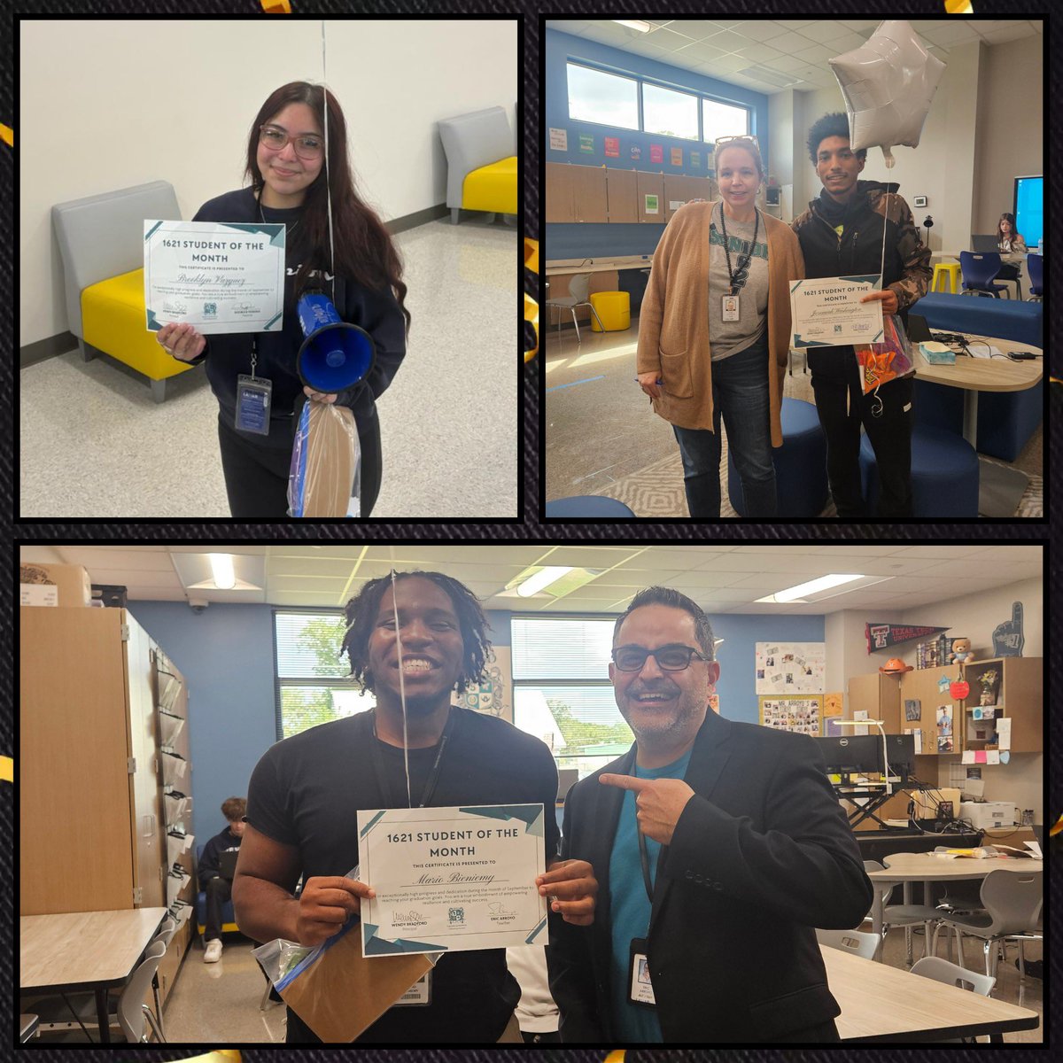 Escote1621's tweet photo. 1621 Is all about our students cultivating success! Celebrating our Students of the Month! #1621Success https://t.co/8HVnbCetVw