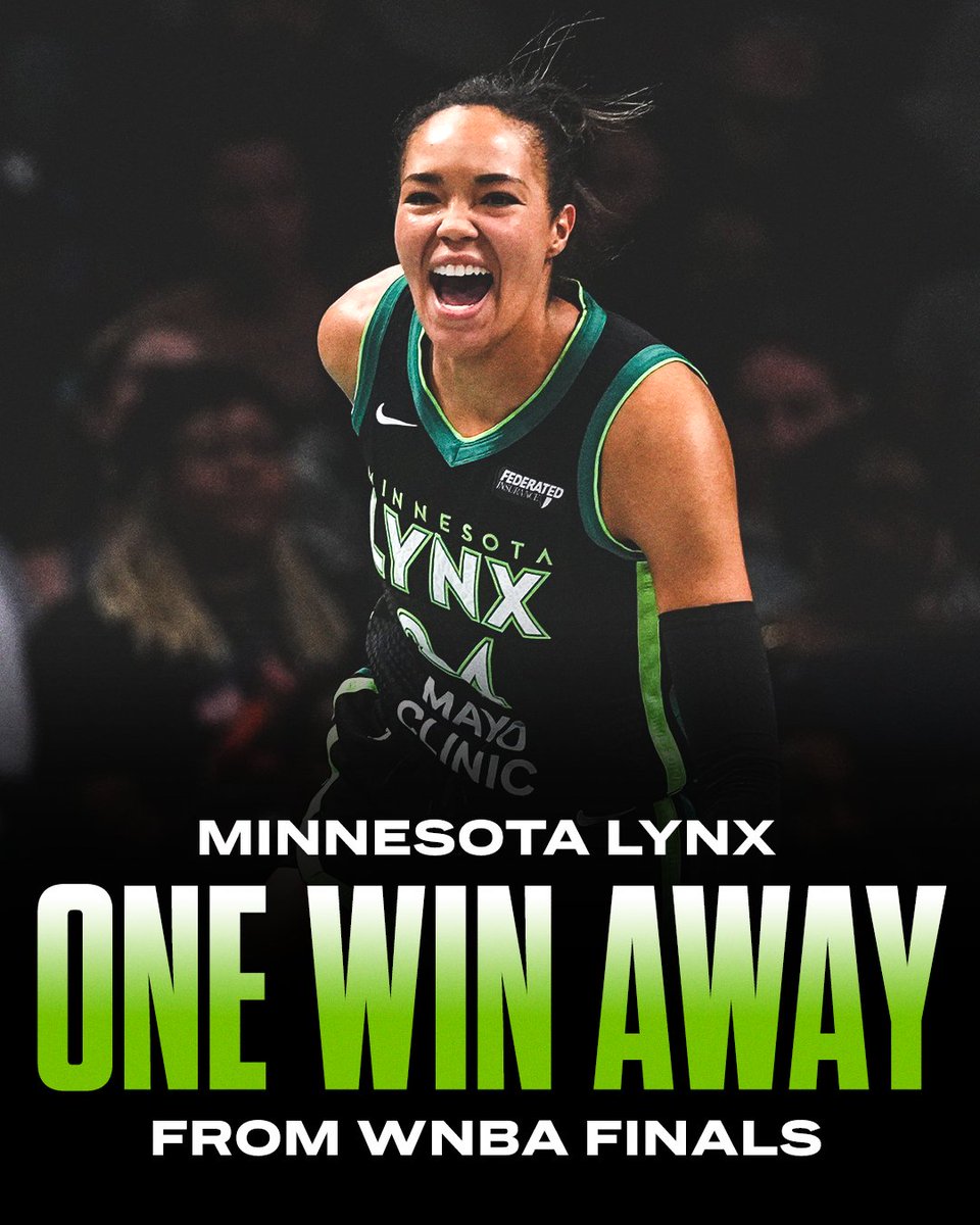 THE LYNX TAKE GAME 3 IN CONNECTICUT TO GRAB A 2-1 LEAD OVER THE SUN 🔥 

One win away from a trip to the WNBA Finals 👀