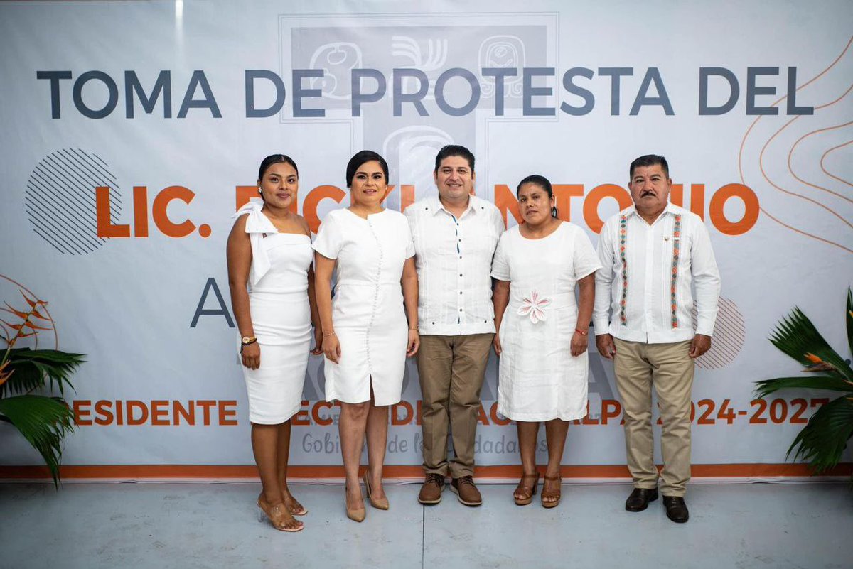 Las y los ciudadanos de Tabasco volvieron a elegir los #BuenosGobiernos naranjas. 

El día de hoy, <a href="/RickiArcos/">Ricki Arcos</a> tomó protesta como Presidente Municipal de Tacotalpa por segunda ocasión gracias al trabajo y compromiso que demostró durante su primera administración.

Estoy seguro