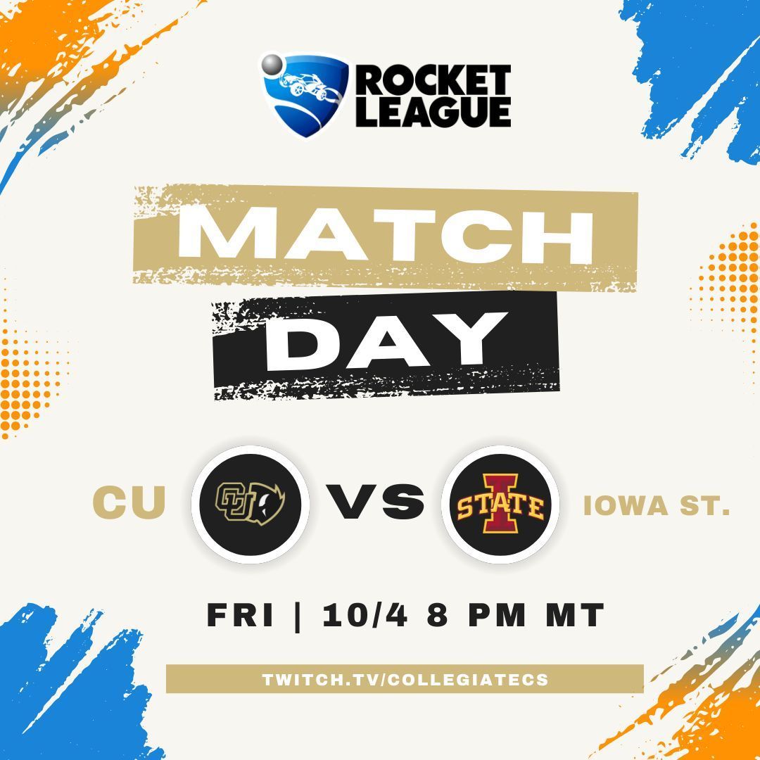 RAHHHHH 🏎️ ⚽ 🏎️ 🏎️ 

It's MATCH DAY 📣

15 min until we go head to head with <a href="/GamingISU/">ISU Gaming & Esports</a> in our 9th game in the CCS season 

Let's go 9-0 with a clean sweep 💪 

SKO BUFFS 🐂 

🔴 buff.ly/3ZRjsEK
⏰ 8PM MT