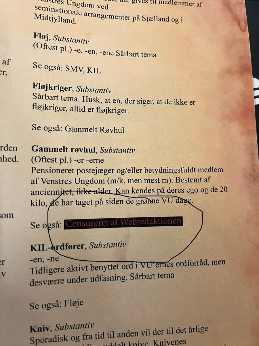 Troede vi gik ind for ytringsfrihed i VU. Dybt skuffet. #vuls24