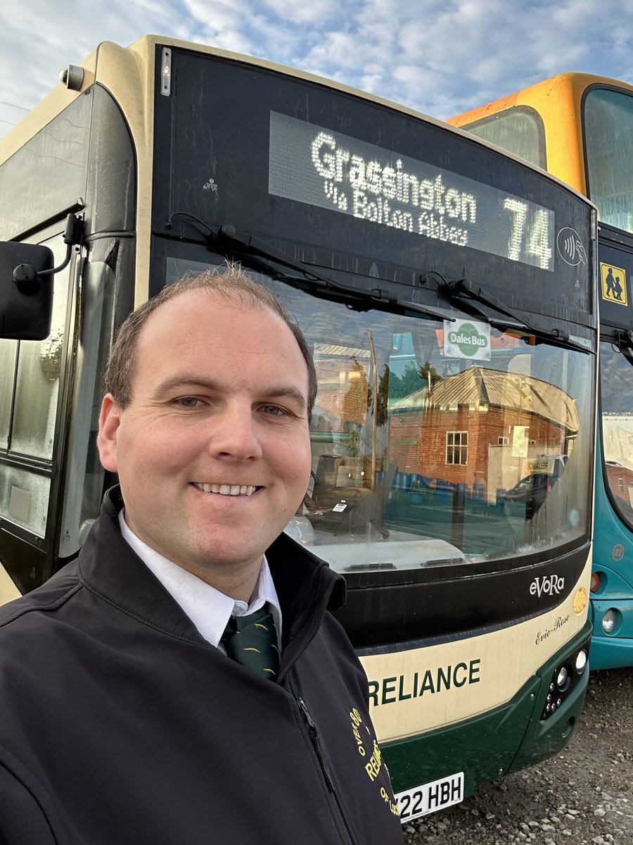 paul_wood91's tweet photo. A beautiful morning here in #York - all set for a day driving @DalesBus 74 through to Ilkley & Grassington!
#BusDriving #TeamReliance https://t.co/HIHHGxtVvP
