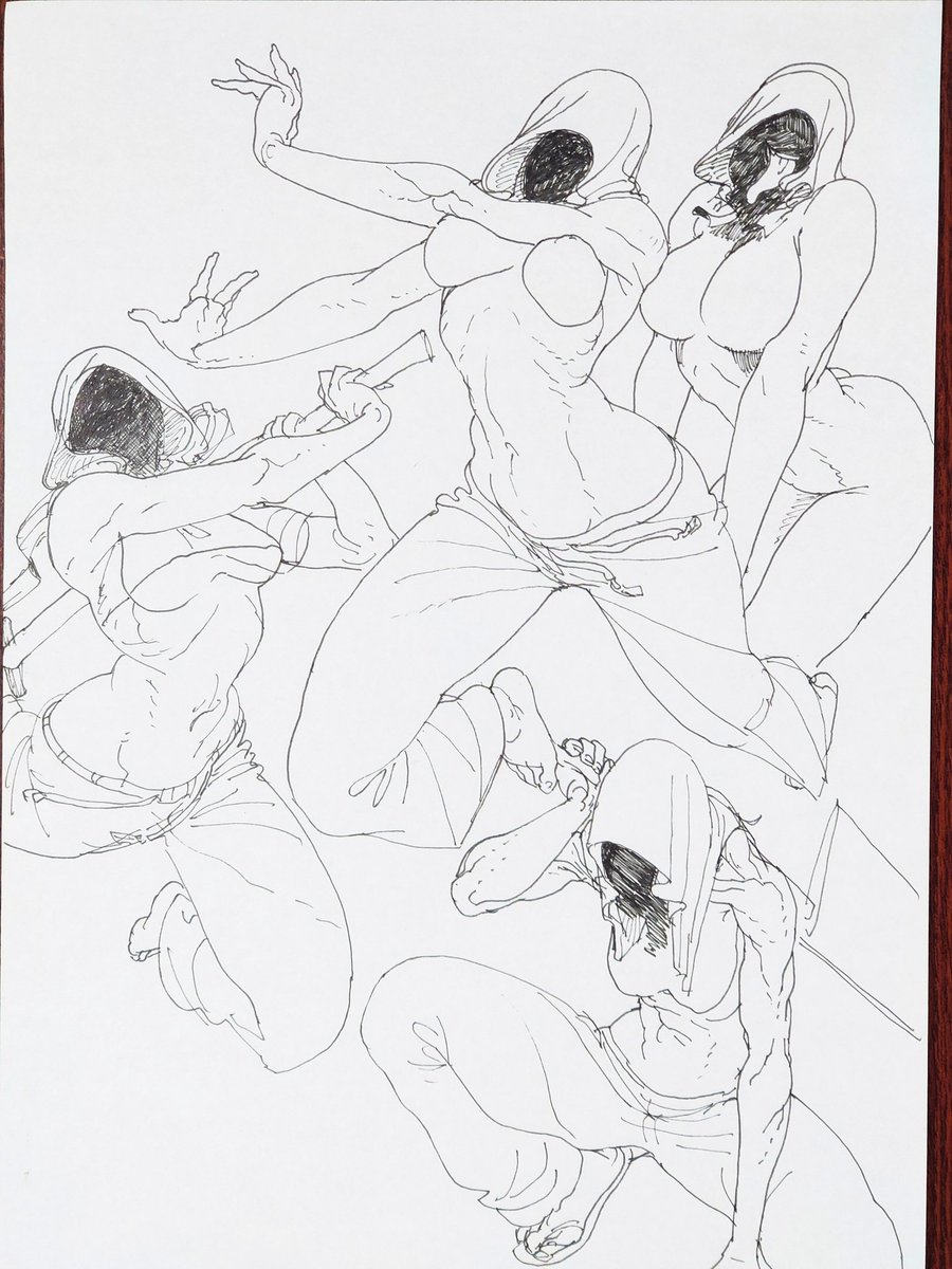 同じペンで描いたやつ適当にまとめ。 