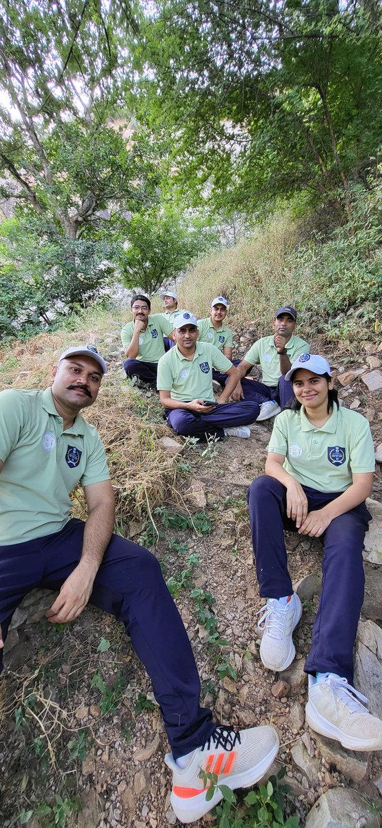 nacincbic's tweet photo. NACIN Jaipur is organising 14th Induction course of Inspectors of CGST Mumbai/Nagpur and  Jaipur Zones from 05.08.24 to 08.11.24. As a part of the course, adventure activities like trekking, rock climbing &amp; flying fox etc. were organised  on 05.10.2024 at Jhalana Hills Jaipur. https://t.co/NokTWKKq4e
