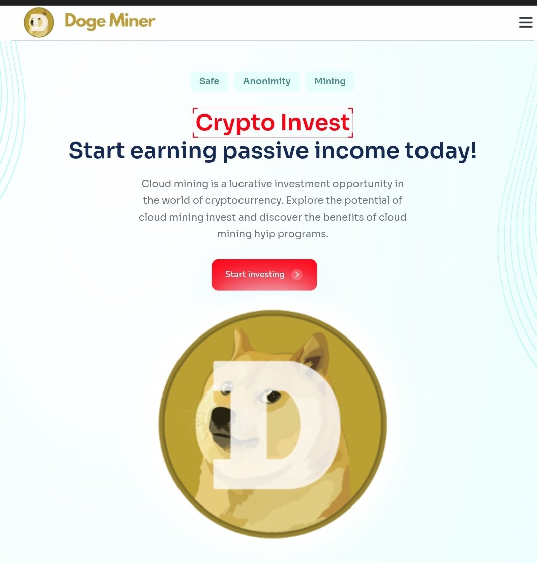Freecashusd's tweet photo. You can our doggyxminer earn $100 or $200 daily from website. our the sources of earning are. playing games, filling out surveys, watching videos and online shopping. sign up from the link on our
website. https://t.co/HWe5d4VCO8
Promo Code: 744907876 https://t.co/ZpUdKWkykl