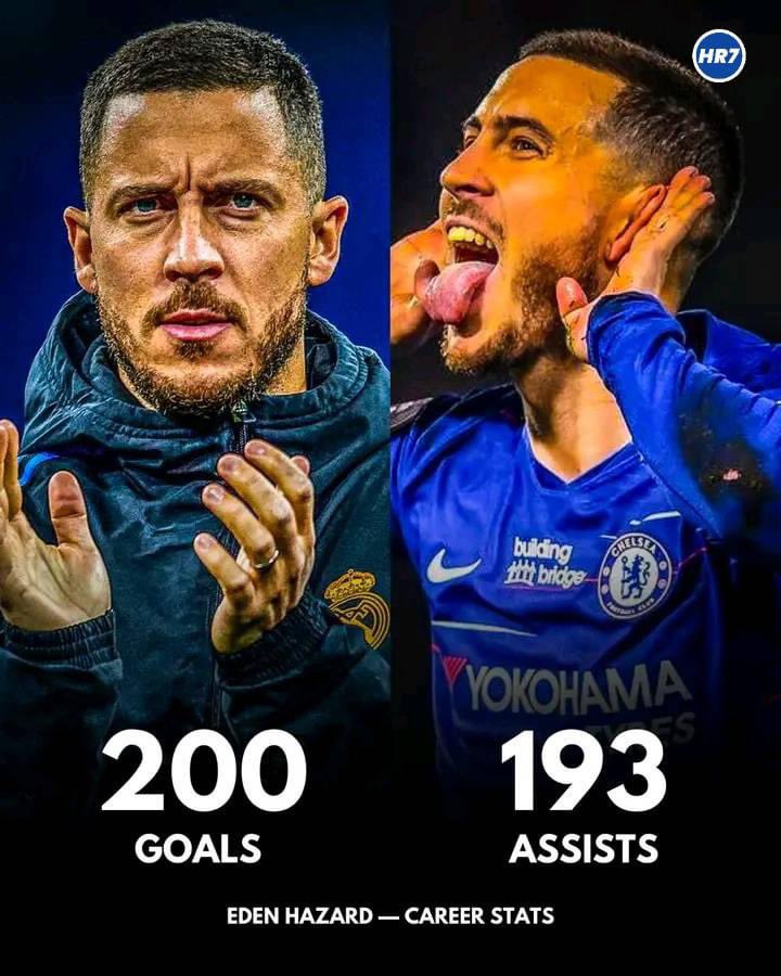Chelsea legend Eden Hazard 💙