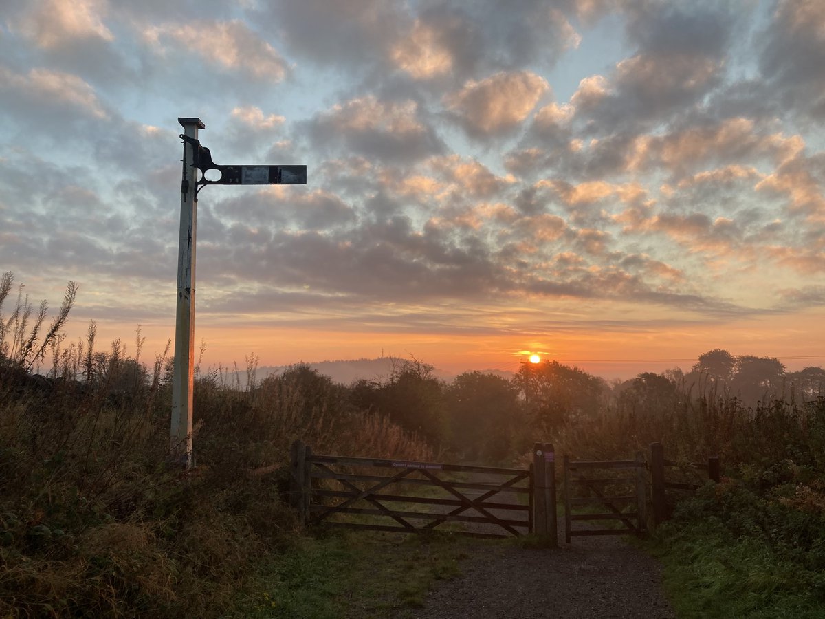 Another day on planet earth - sunrise dog walk #PeakDistrict