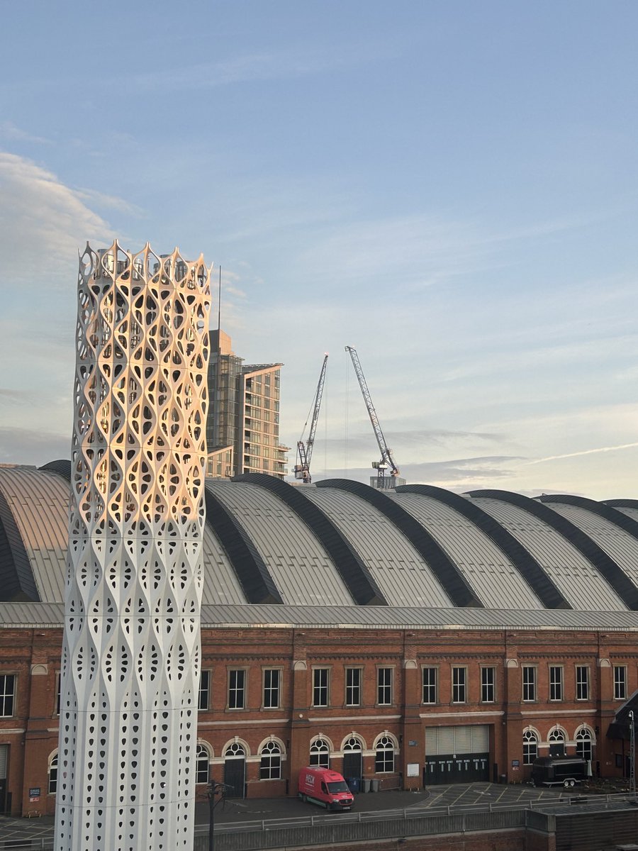 The Manchester skyline this morning