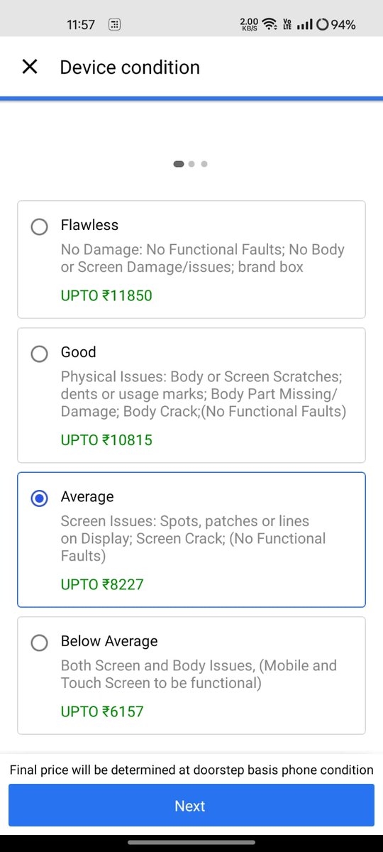 Vaibhav81057969's tweet photo. 1/10
@Flipkart  @flipkartsupport  I’m beyond frustrated with my recent order for a #GooglePixel8. I opted for an exchange with my old #OnePlus8T, but your delivery agent has refused to pick up my phone due to screen lines, even though I selected the “damaged screen” option. https://t.co/C5UsZJFEsN
