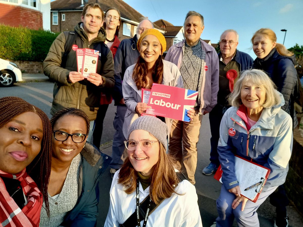 The Shirley by-election is this coming Thursday and we’re out every day, introducing our incredible candidate Victoria Ugwoeme. A local legend, she’s set up food banks in the city to fight poverty. 💪🏾

Don’t take this for granted and get a Tory.  Every vote will count! ❌🌹