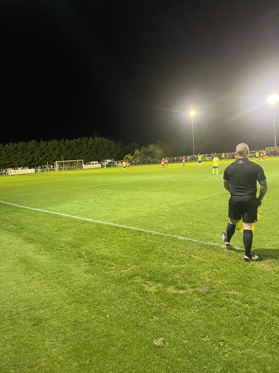 A community came together to remember one of their own. Football is so special at these times.