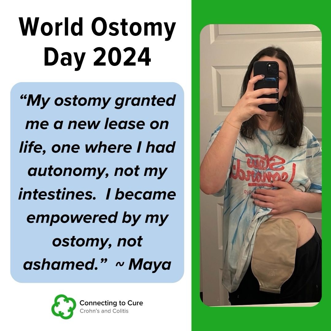 Today is World #OstomyDay2024, and we are honored to share the words of our resilient friend Maya, who knows firsthand that #OstomiesAreLifesavers.  You can read Maya’s powerful story here: medium.com/ibd-and-digest…