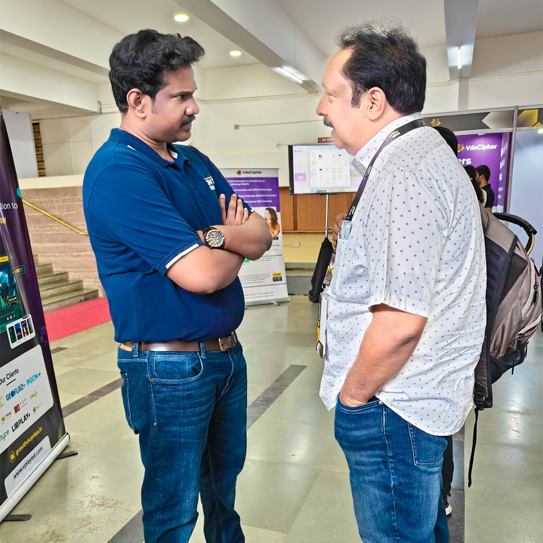 Industry experts from diverse fields are visiting the VPlayed booth at OTTVerse 2024, captivated by our cutting-edge solutions!

A big thank you to Mr. Chandra S Vishnuvajhala of Scientia Mobile for stopping by - we truly appreciate your presence.
#customerexperience #Summit
