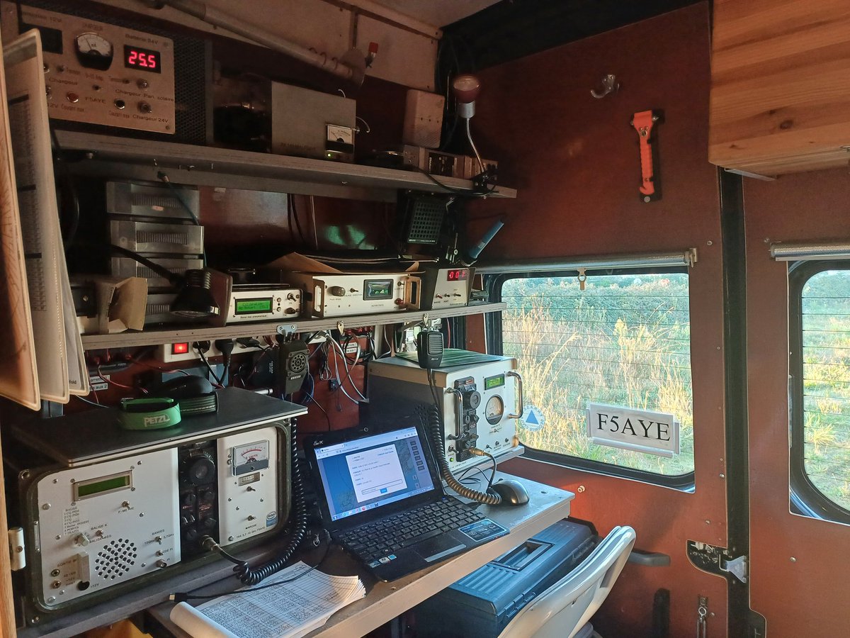 Back home (JN36DH) last QSOs 3 and 23 cm with atlantic coast friends in IN96PH.