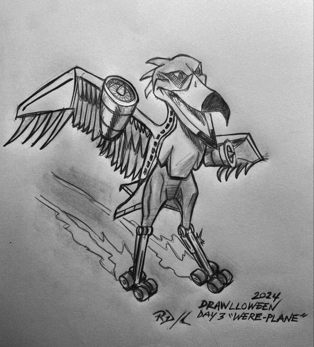 Ricardo O. Delgado (@thejestergrfx) on Twitter photo DRAWLLOWEEN 2024 Day 3 “WERE-PLANE”
<a href="/drawlloween/">Drawlloween</a> Graphite on Paper #DRAWLLOWEEN #DRAWLLOWEEN2024 #artchallenge #traditionalart #storyboardartist #jestergrfx DRAWLLOWEEN 2024 Day 3 “WERE-PLANE”
<a href="/drawlloween/">Drawlloween</a> Graphite on Paper #DRAWLLOWEEN #DRAWLLOWEEN2024 #artchallenge #traditionalart #storyboardartist #jestergrfx