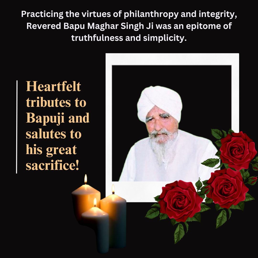 neha_educator's tweet image. The epitome of sacrifice, a sympathiser of the poor, a personality who was higher than the mountains and deeper than the sea; respected father of Saint Dr. MSG Insan , Baapu Maghar Singh Ji.His entire life was dedicated to humanity.#ParmarthiDiwas.