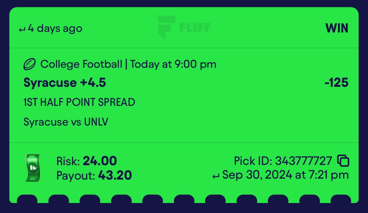 Fruit_Props's tweet photo. Only had 4 bets today, but there were some HUGE cashes on Fliff! ✅

I found these +EV bets with the Sportsbook Optimizer tool from @prop_professor 💪

Sign up with this link and use code FRUIT to get 25% off! 🤑

https://t.co/KVnrrwT7Zt https://t.co/59RNsayOjM