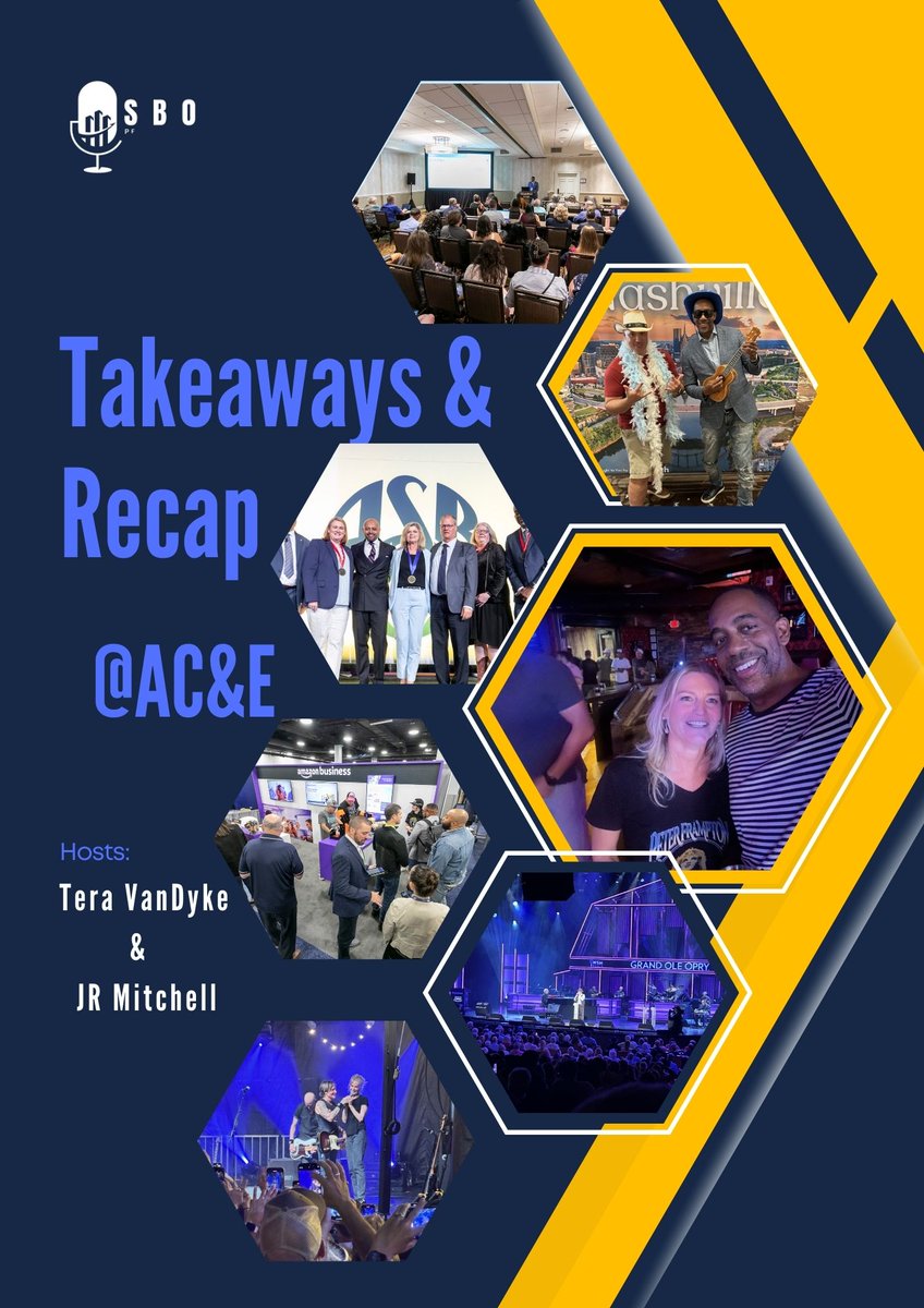 Check out the "Takeaways &amp; Recap" episode from ASBO International's 2024 Annual Conference and Expo in Nashville, Tennessee. #sboperspectives

open.spotify.com/episode/0rEg5y…

podcasts.apple.com/us/podcast/ace…