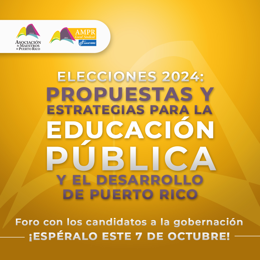 amprnet's tweet photo. Comenzamos el conteo regresivo para nuestro Foro con los candidatos a la gobernación.

Las periodistas Keila López de @ElNuevoDia y @yovelezarcelay están listas para hacerle las preguntas de rigor a los candidatos que aceptaron presentarse ante la @amprnet. 

#VocesDelMagisterio https://t.co/TJqThBhhoo