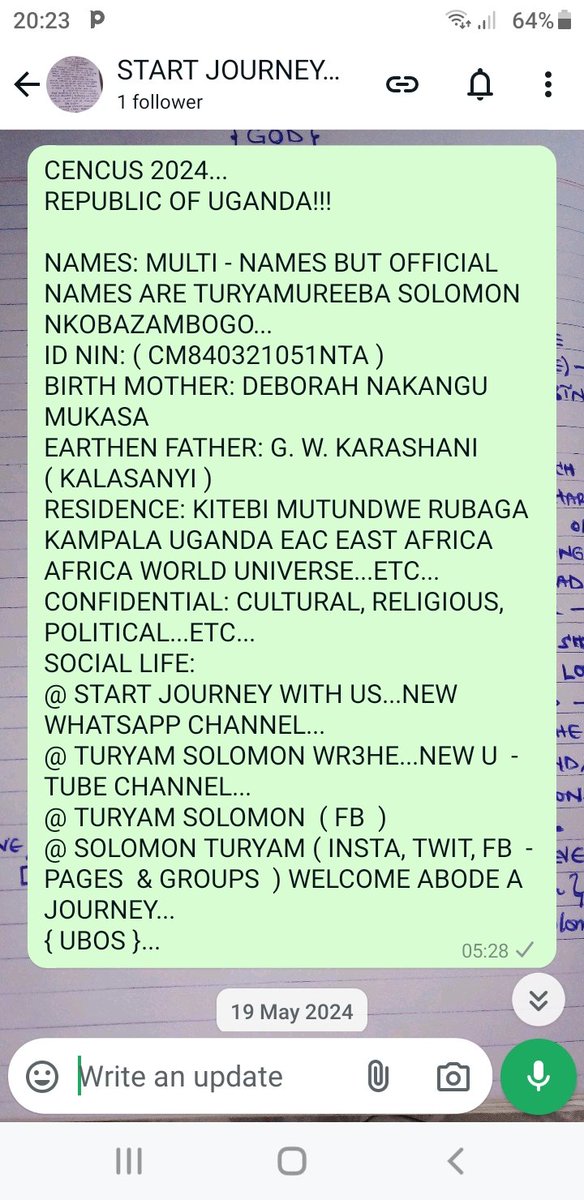 SolomonTuryam's tweet photo. HAPPY BIRTHDAY...
MULTI  - NAMES PERSONALITY 
@ 3 : 20 AM  25 OCT 2024...
40 YRS AND BEYOND 
### 33 YRS AND BEYOND 
SINCE THAT...
@ 3 : 20 AM  25 OCT 1984... https://t.co/dXLpcZrhe9