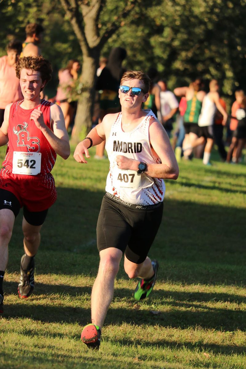 Six year Senior Tate Lawson’s favorite course is the old Panorama course, and his favorite memory is breaking the 20:00 barrier or running a PR after eating double crispito for lunch. “The only way to change your life is to be the change you want.”