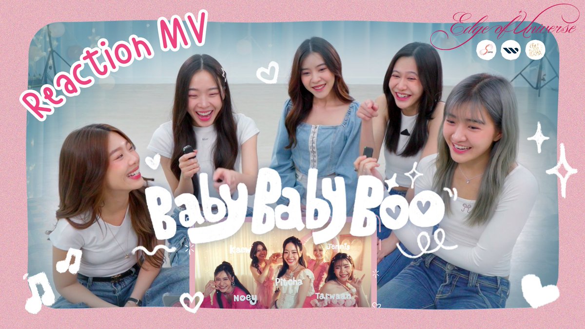 SiamsiStudio's tweet photo. รีแอครีใจ 💗 แบบไม่เหงากับ MV สุดคิ้ว BABY BABY BOO วง #EdgeOfUniverseBand ที่เพิ่งปล่อยออกไปกันฉ่ำ ๆ หัวใจ มาดูกันว่าสาว ๆ ประทับใจอะไรกันบ้างในเอ็มวี ตรงใจกับแฟน ๆ มั้ย ลองมาแชร์กันได้น้าาาา
[REACTION MV] : https://t.co/PJnoC0ZM4V

อย่าลืมกด subscirbe ฝากกด like กด share ด้วยนะทุกโค้นนน

ชมและฟัง Official Music Video 🎬🎤เพลง BABY BABY BOO ได้ที่ 📺YouTube: SiamSi Studio

#วงขอบจักรวาล #ล้านวงโคจรTheSeries #ReverseWithMeTheSeries #SiamSiStudio #เซียมซีสตูดิโอ #TPOP