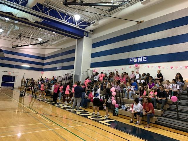 PHS Volleyball Dig Pink game. It was a terrific night.
<a href="/MrCarothersPHS/">Mark A. Carothers</a> <a href="/PHSathletics/">PHS Athletics</a>
