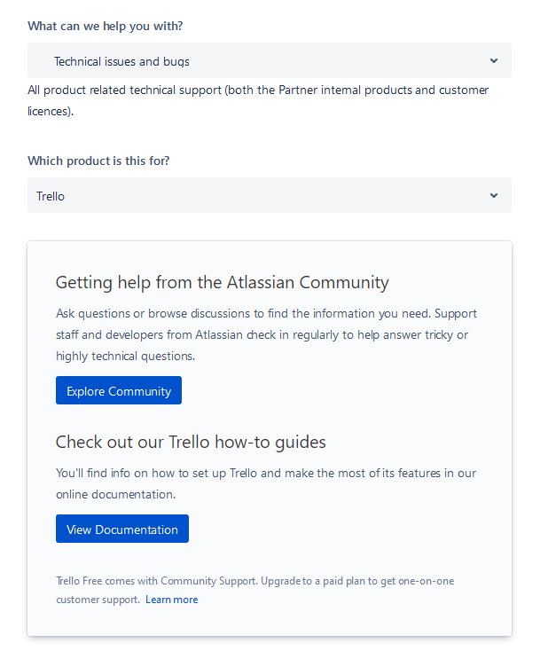 cademtz's tweet photo. @trellosupport There is no option to open bugs for Trello.
Should I reach out via "Explore Community"? https://t.co/JJ1O4kBbSn