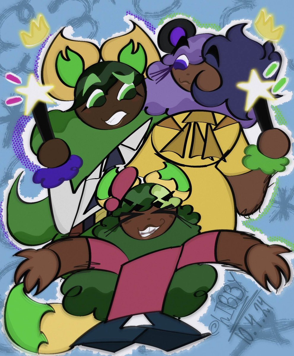 OfficialVoidFam's tweet photo. the fairly void parents 💫 (Halloween costumes)  
🏷️;; #TheVoidFamily #ocs #libbysart #FOP https://t.co/oUnKOg9Mtb