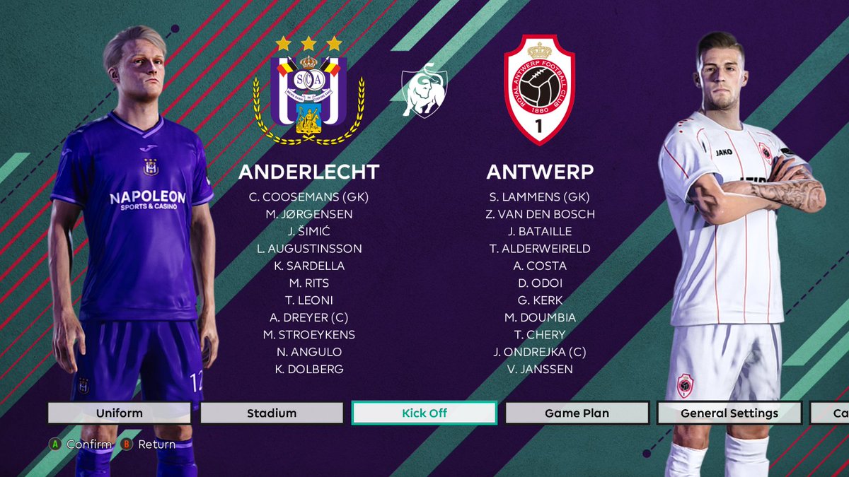 YModsPES's tweet photo. #PES2021 #YMPatch
🇧🇪 Jupiler Pro League 2024-25 Full Team Preview

Coming Soon....
Credit Kits :
@VictorM14377650
@DN7_Kits
@Nono1978Amc
@carllinh4
@RabbGacy
NB: So far only 6 teams have updated kits

#eFootballPES2021 #eFootball #PESPatch #PESMod #jupilerproleague https://t.co/TxSrgTCaAy