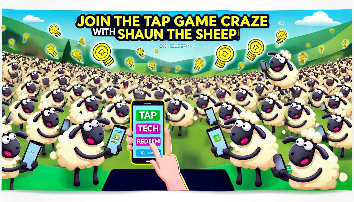 sheep_community's tweet image. Join the tap game craze with SHAUN THE SHEEP on Telegram! 🎮 It’s not just about fun—it’s about earning Sheep Points for tech rewards. Tap, check-in, and redeem today! #TapGameCraze #SheepPoints #TechRewards #TelegramGaming #ShaunTheSheep