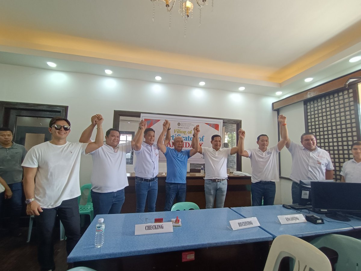 apculla's tweet photo. As of Oct. 5, the fifth day of the COC filing period, Malolos City Mayor Christian Natividad and Vice Mayor Migs Tengco Bautista remain unopposed in the 2025 local elections.

#Halalan2025 https://t.co/JjuuTDjNCw