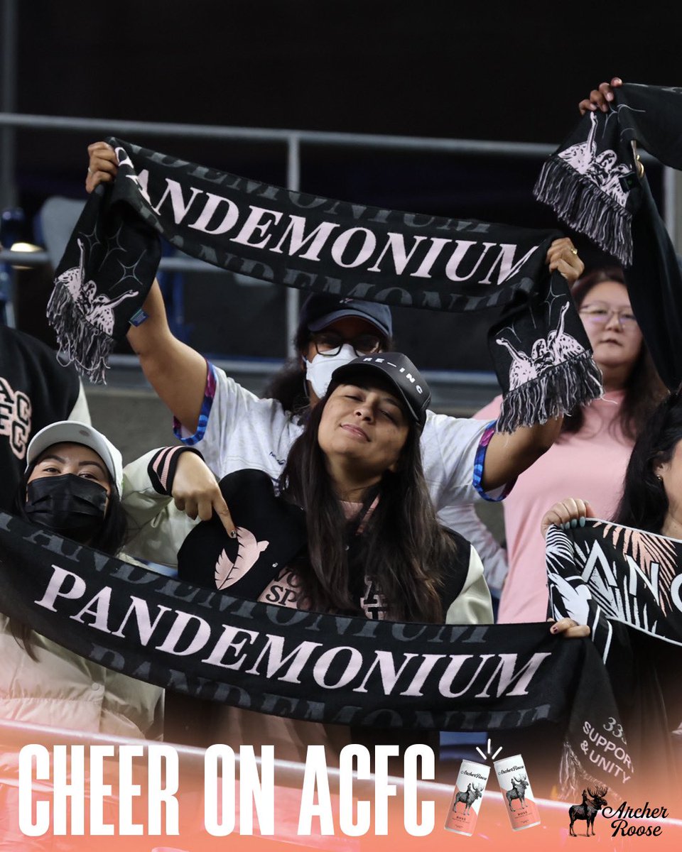 weareangelcity's tweet photo. Shoutout to our fans for bringing the noise and keeping the energy high!

#AngelCityFC | @ArcherRoose https://t.co/URDqEPttAV