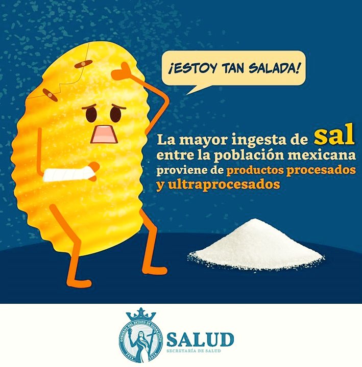 saludgobgente's tweet photo. El consumo excesivo de #sodio aumenta el riesgo de desarrollar hipertensión arterial.
❤️
Entre la población mexicana, la principal fuente de #sodio son los alimentos procesados y ultra procesados.
🍏🍐🫚🫘 https://t.co/ECwOk65pyZ